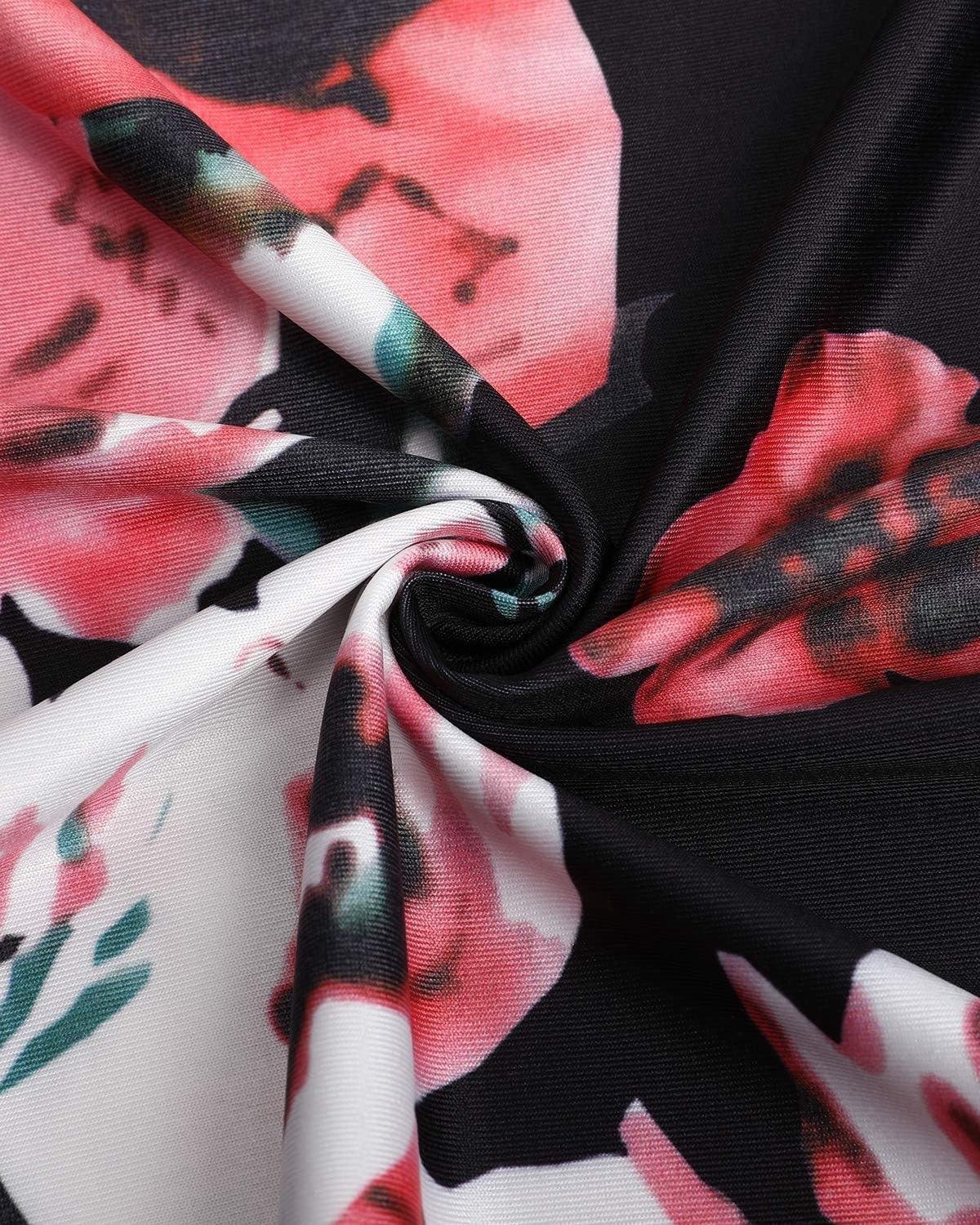 image:imageNewshows Womens 2026 Lightweight Summer Wedding Guest Beach Vacation Casual V Neck Split Flowy Maxi DressBlack Floral Pink White