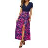 5001-dark Blue Rose Floral