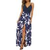 Blue Floral Blue White
