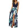 Blue Floral Leaf