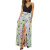Green Floral Purple