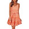 White Floral Orange