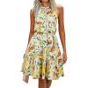 Green Floral Yellow