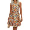 Orange Floral Yellow