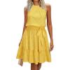 Yellow Floral White