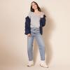 Amazon Essentials Femme Pull Léger à Manches Longues, Col en V, Coupe Classique (Disponible en Grande Taille)(Gris Clair Chiné)