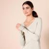 Amazon Essentials Femme Pull Léger à Manches Longues, Col en V, Coupe Classique (Disponible en Grande Taille)(Pêche Pâle)