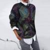 2 en 1 Pull Femme Hiver- Sweat Oversize Femme Manche Longue-Sweatshirts Femme Col Rond Couleur Unie Chandails Décontractée Loose Sweater Pullover Blouse Vintage Grande Taille Tricot Mode Chaud Pulls(Z18-violet)