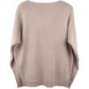Generisch 2025 Pull à col en V pour femme, doux, chaud, confortable, manches longues, léger, sweat-shirt décontracté, tendance, couleur unie, grandes tailles(Rose)