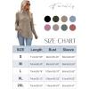Famulily Pull à col roulé pour femme, pull surdimensionné à manches longues pour l&rsquo;automne et l&rsquo;hiver avec fentes latérales(Bordeaux)