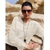 HOTOUCH Pull à manches longues pour femme – Pull doux à épaules dénudées – Pull long en tricot pour l&rsquo;automne(Blanc)
