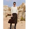 HOTOUCH Pull à manches longues pour femme – Pull doux à épaules dénudées – Pull long en tricot pour l&rsquo;automne(Blanc)