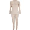Survêtement 2 pièces pour femme – Ensemble de 2 pièces – Tenue de loisirs – Survêtement de sport – Colorblock – Sweat-shirt + pantalon de jogging – Vêtements de sport(N01 Kaki)
