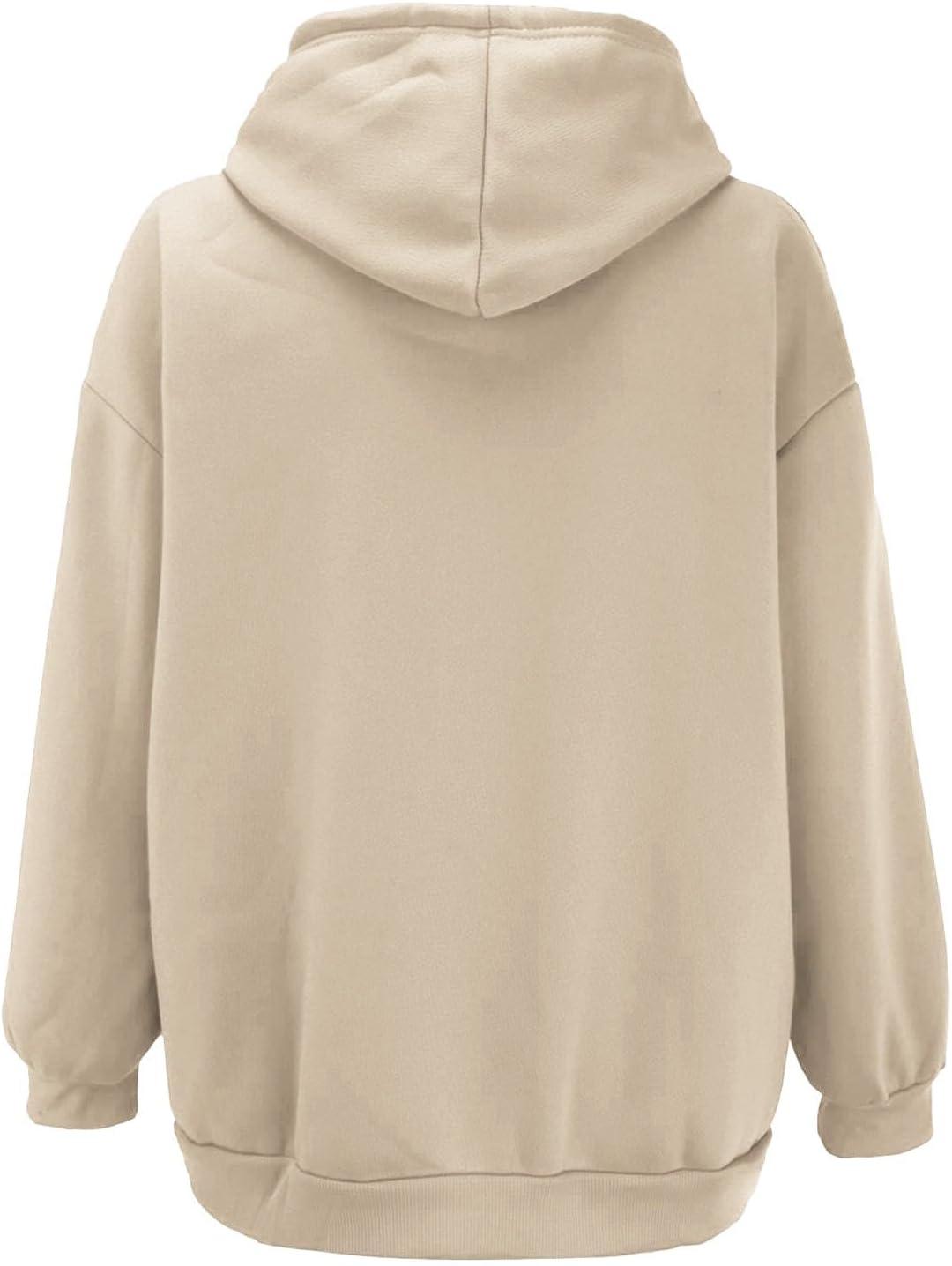 image:imageGnrique Sweat Zipp Femme Grande Taille Veste Sport Femme Capuche Sweatshirt Mi Saison Hoodie Automne Manteau Dcontract Manteaux Polyvalent Veste Leger Vtements Uni Survtement Avec Poche SweatZ2Beige