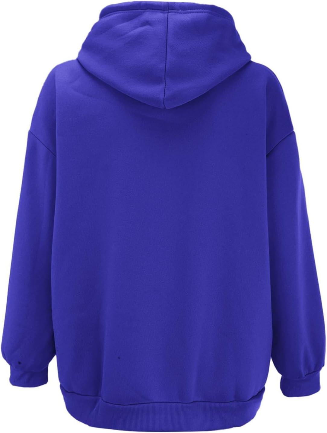 image:imageGnrique Sweat Zipp Femme Grande Taille Veste Sport Femme Capuche Sweatshirt Mi Saison Hoodie Automne Manteau Dcontract Manteaux Polyvalent Veste Leger Vtements Uni Survtement Avec Poche SweatBleu