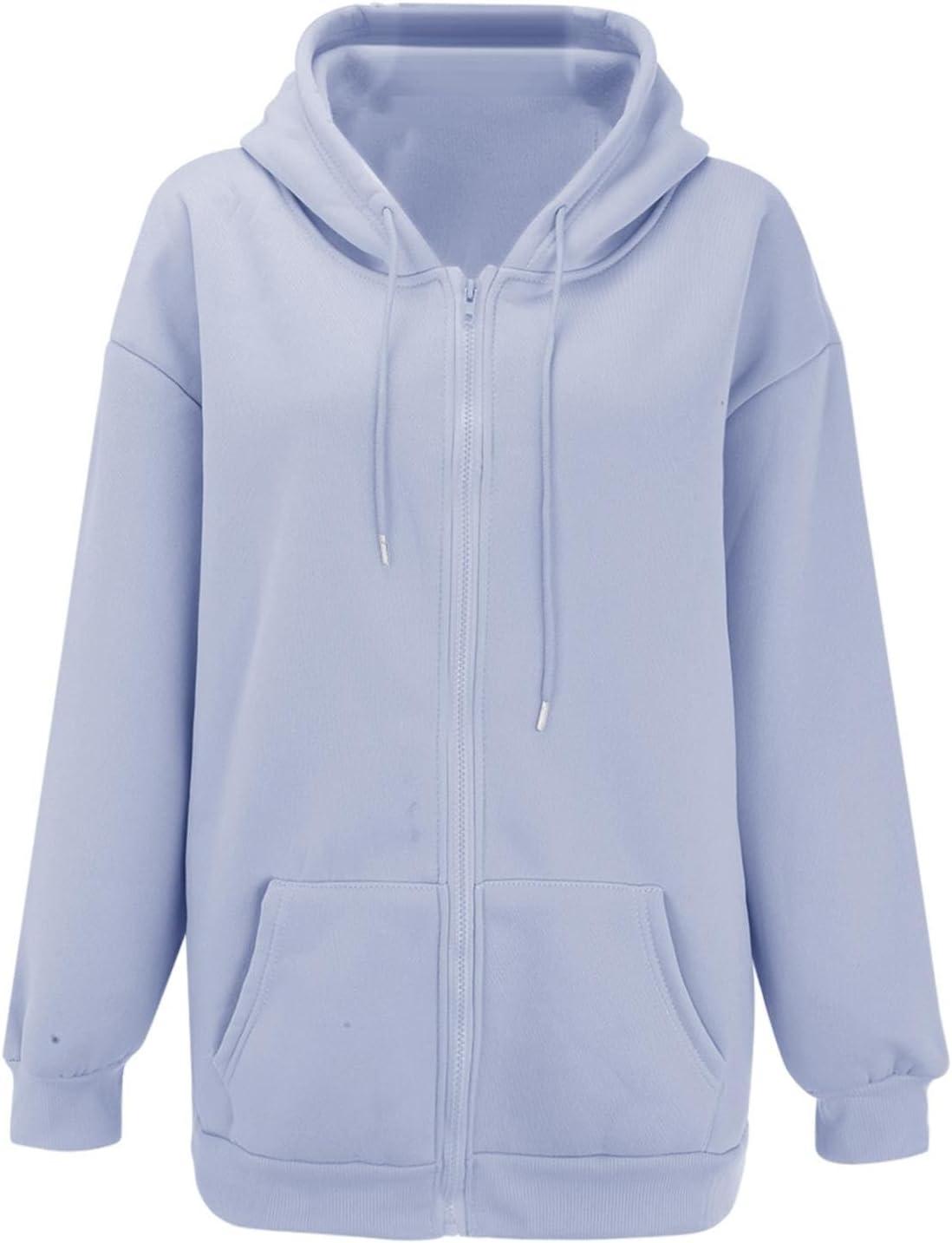 image:imageGnrique Sweat Zipp Femme Grande Taille Veste Sport Femme Capuche Sweatshirt Mi Saison Hoodie Automne Manteau Dcontract Manteaux Polyvalent Veste Leger Vtements Uni Survtement Avec Poche SweatGris