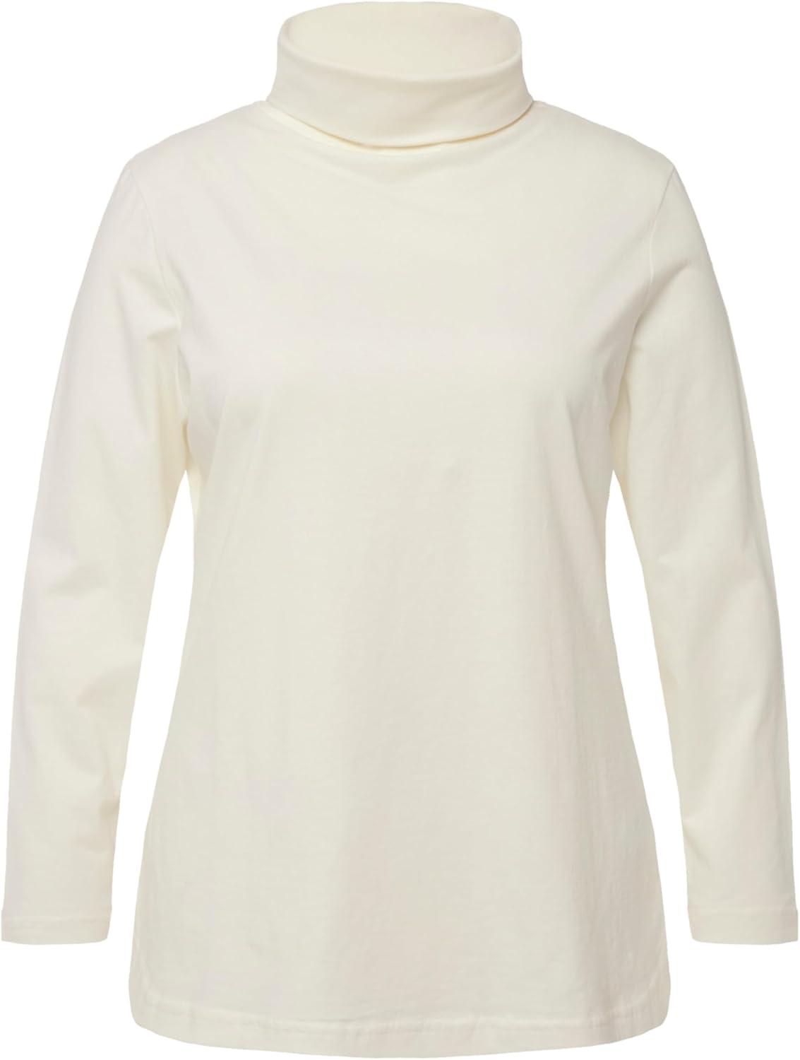 image:imageUlla Popken Shirtrolli Basic Pull col roul Femme Lot de 1Blanc Ecru 21