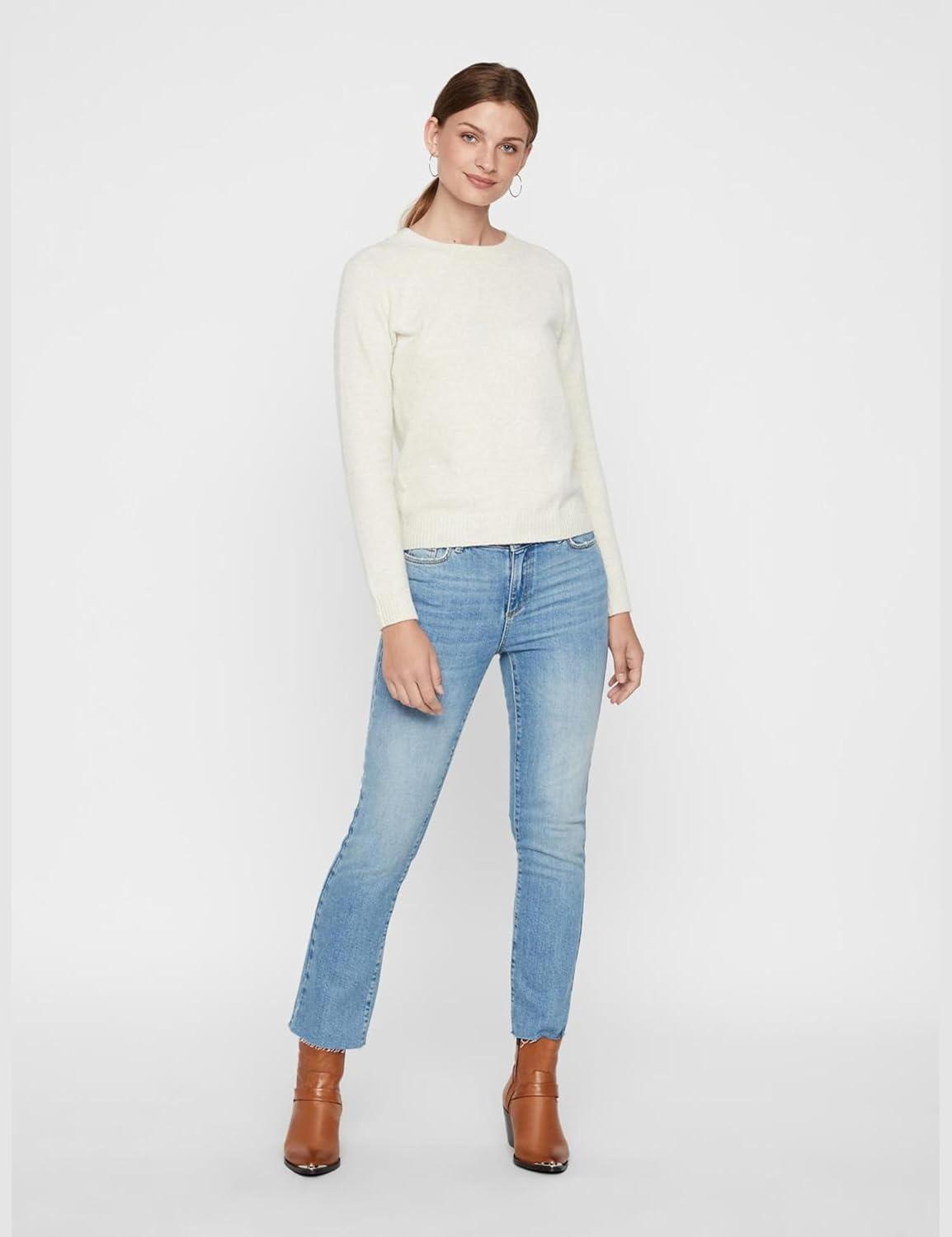 image:imageVERO MODA Pull en Maille VMDOFFY PullOversBirchDetailmelange