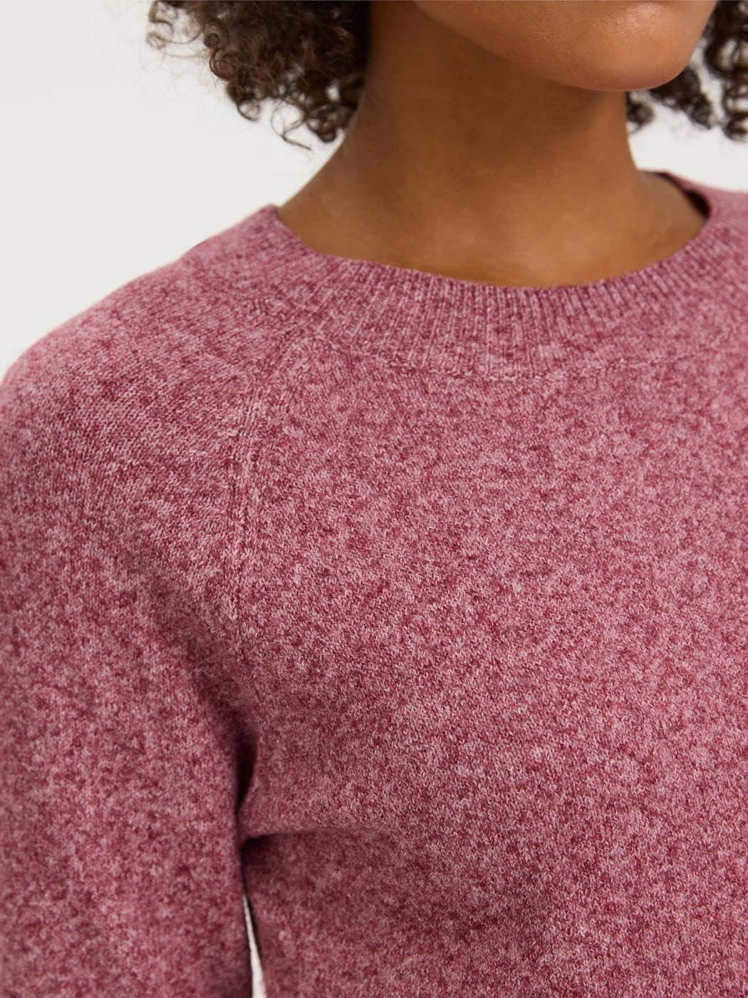 image:imageVERO MODA Pull en Maille VMDOFFY PullOversRose Sec Dtails Chin