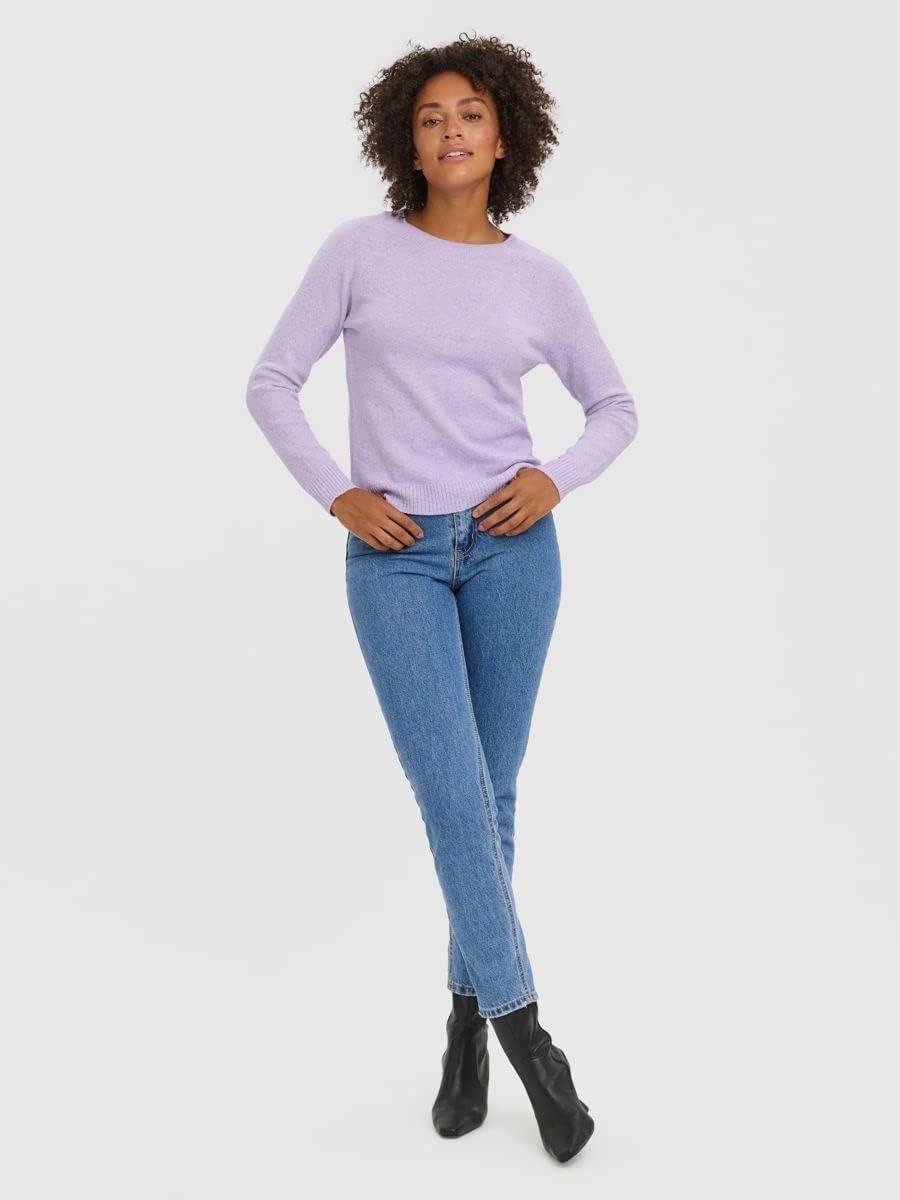 image:imageVERO MODA Pull en Maille VMDOFFY PullOversViolaDtail Mlang