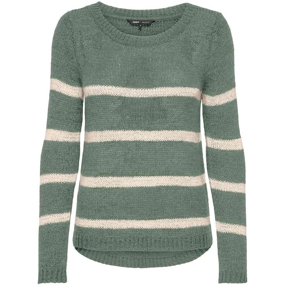 image:imageONLY Pull en Maille ONLGEENA Pull en MailleSea SprayRayures Eggnog