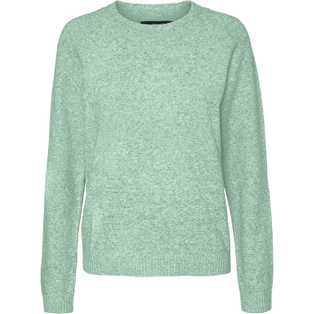 image:imageVERO MODA Pull en Maille VMDOFFY PullOversBirds Egg Green
