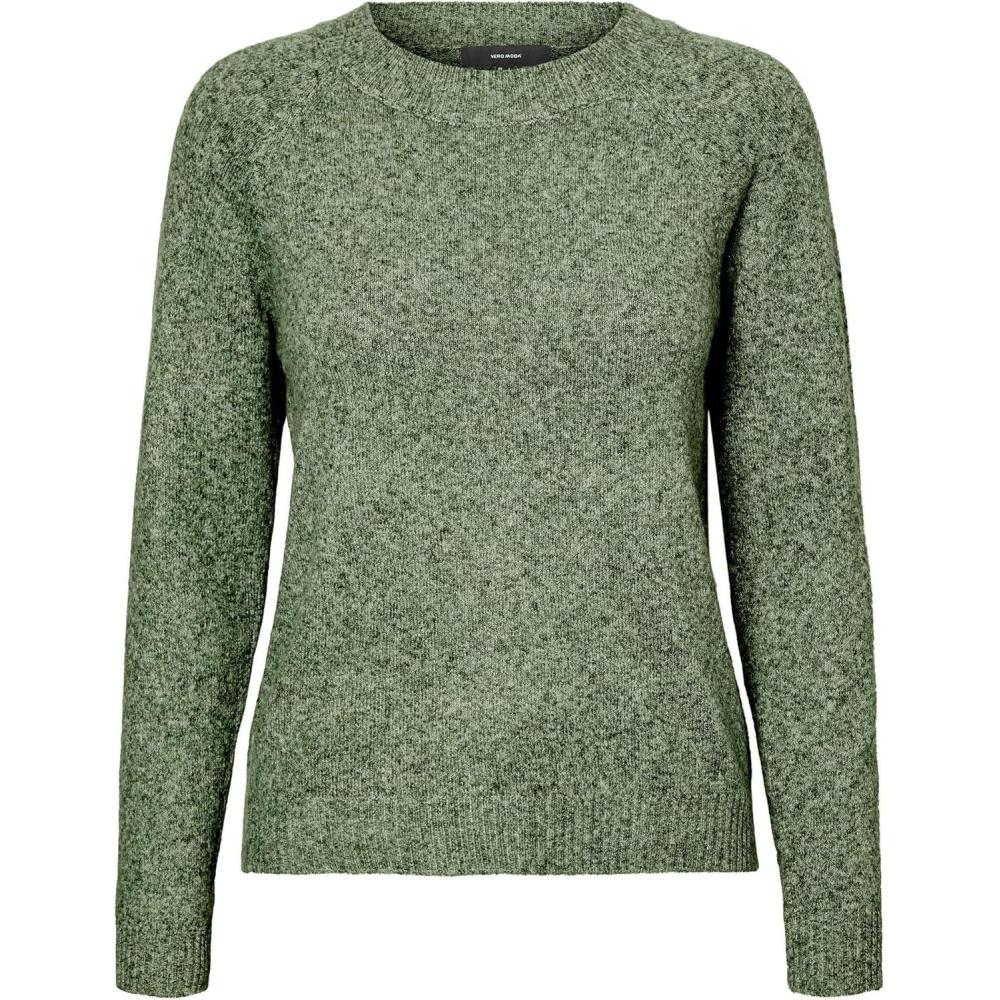 image:imageVERO MODA Pull en Maille VMDOFFY PullOversRiffle Green