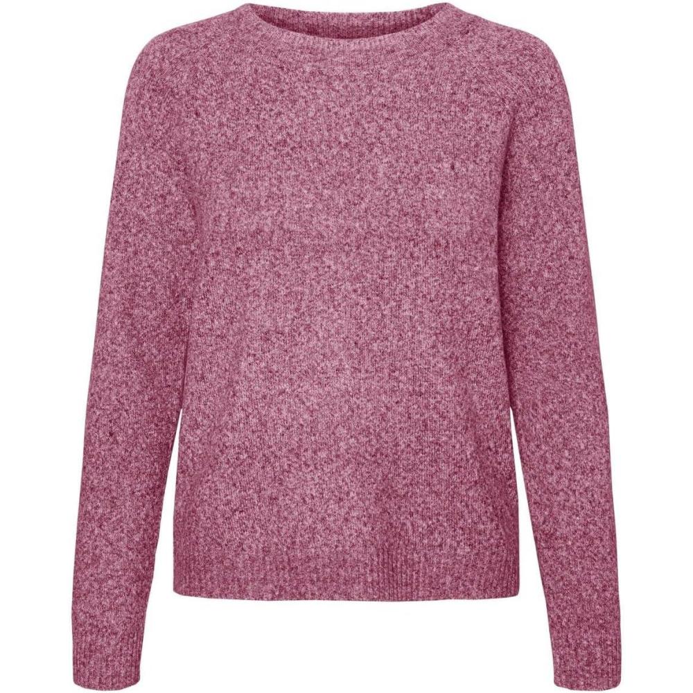 image:imageVERO MODA Pull en Maille VMDOFFY PullOversRose Sec Dtails Chin