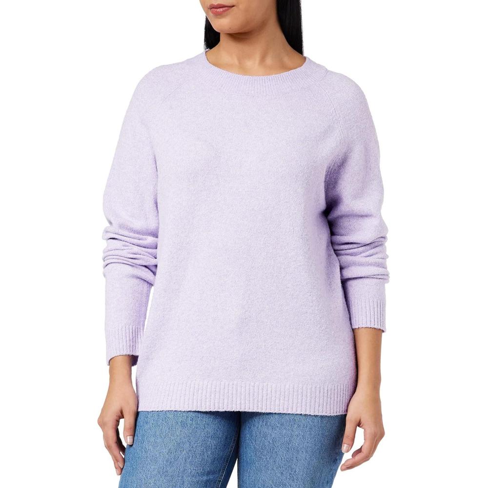 image:imageVERO MODA Pull en Maille VMDOFFY PullOversViolaDtail Mlang