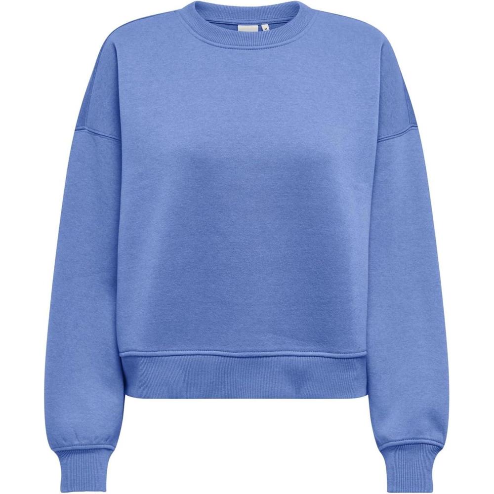 image:imageONLY Onlbest LS Crew Neck SWT Noos FemmeBleu Outremer