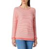26039 - Peach White Horizontal Stripe