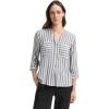 26940 - Offwhite Navy Vertical Stripe