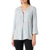 29319 - Faded Blue Offwhite Stripe