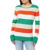 32119 - Red Green Knit Stripe