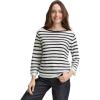 37829 - Offwhite Green Navy Stripe