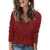 Long Sleeve-burgundy
