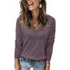 Long Sleeve-grey Purple