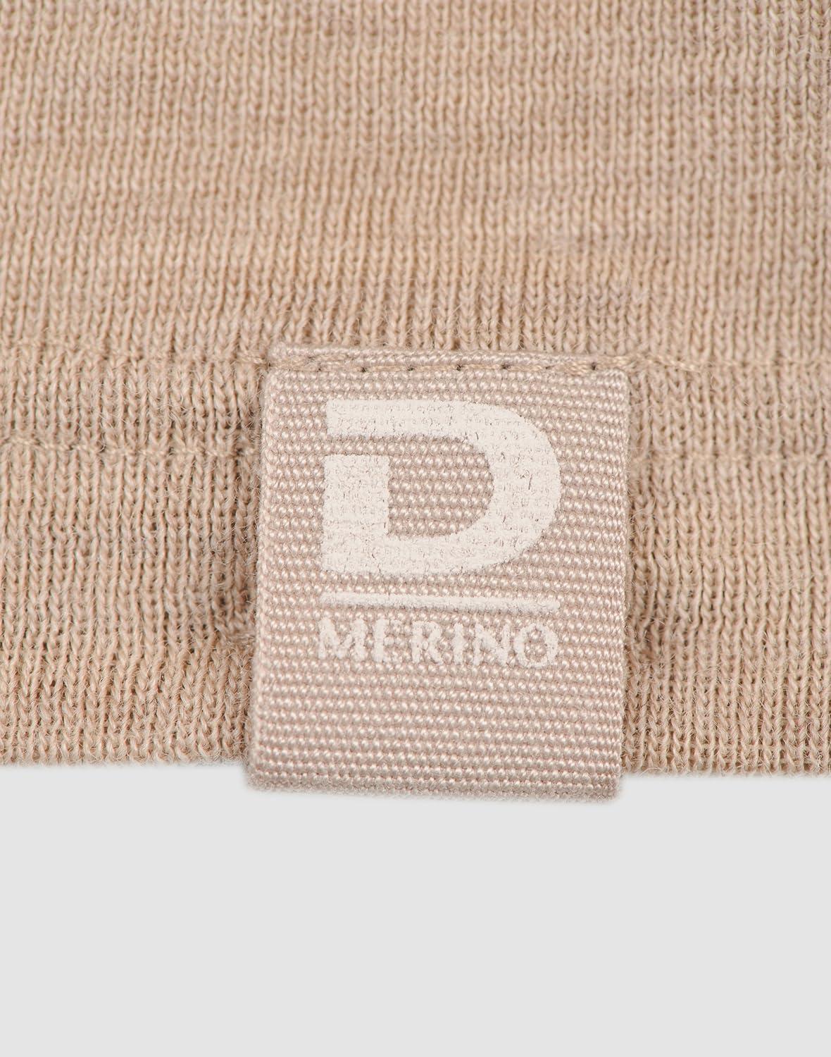 image:imageDILLING Haut col roul en Laine de mrinos pour FemmeMlange Beige