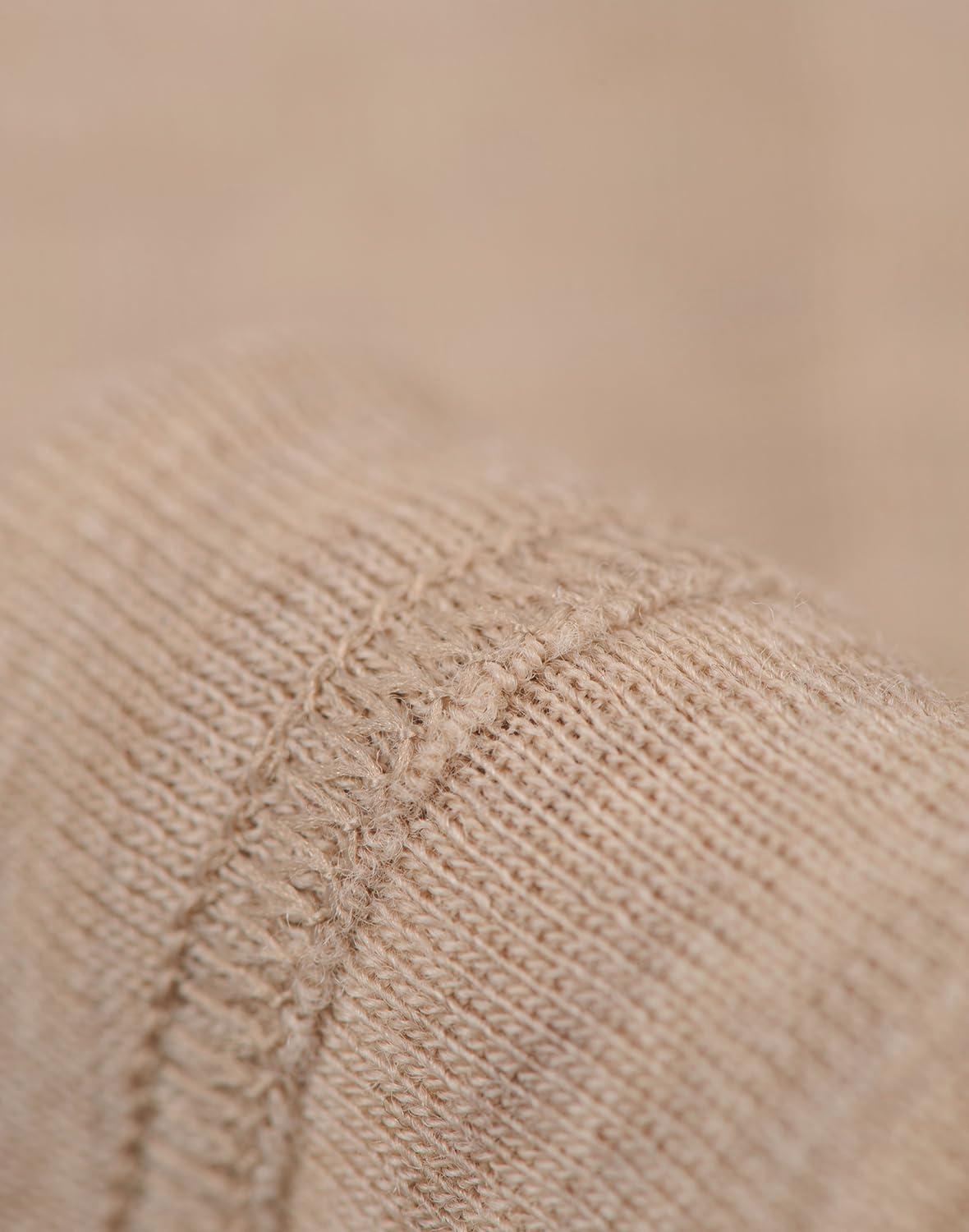 image:imageDILLING Haut col roul en Laine de mrinos pour FemmeMlange Beige